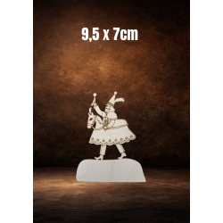 Lajkonik 7,5cm na skale, sklejka 3mm